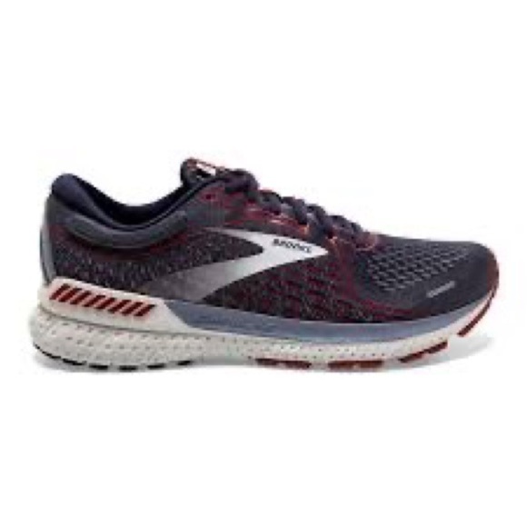 Brooks Adrenaline GTS 21 1103491D420 Mens Size 10 D Gray Running Shoes Sneakers - Picture 1 of 10